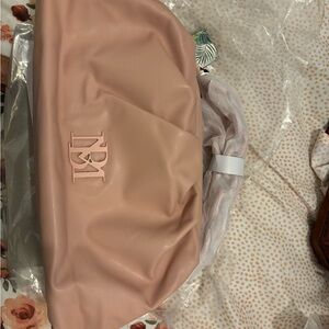 Badgley Mischka Blush Pink Fold-Over Clutch